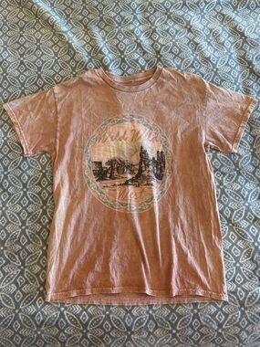Youth in Revolt by Nikxie Dusty Rose Wild West Short Sleeve Tee Medium